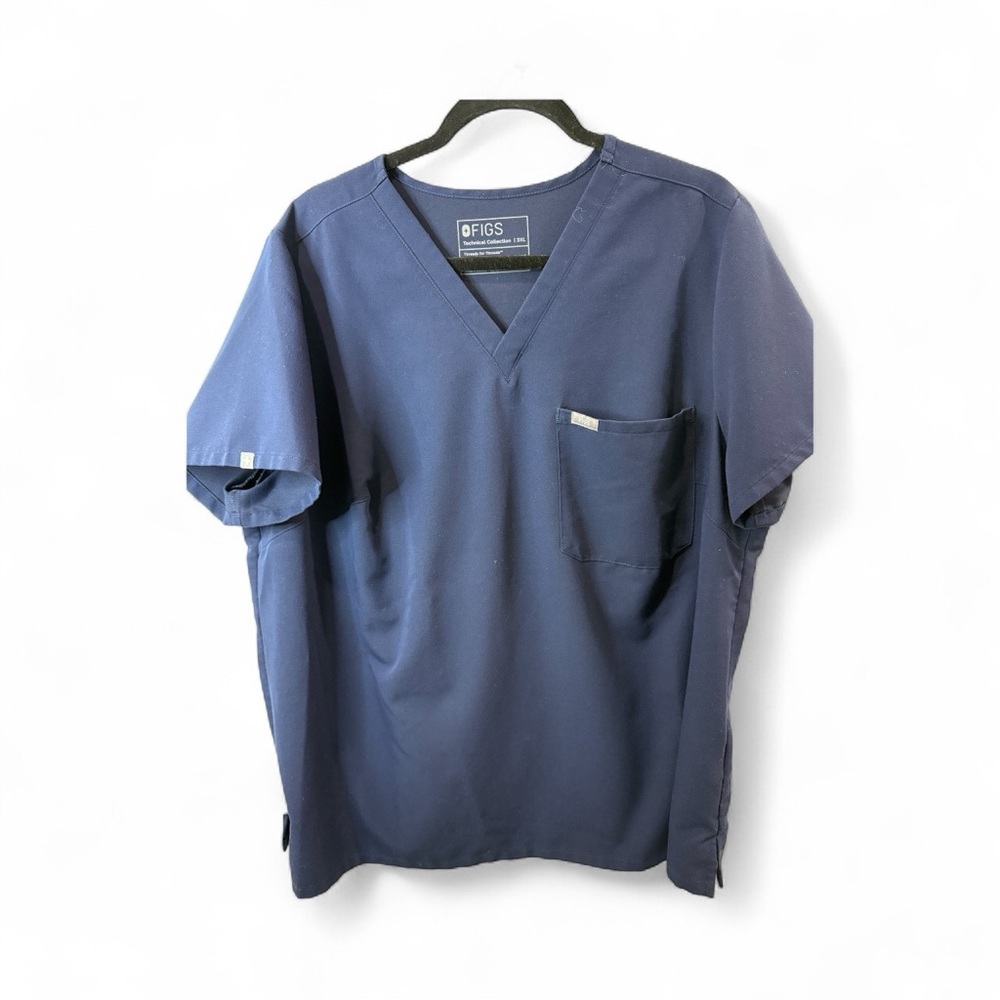 Figs Technical Collection Dark Navy Blue Size 3XL Scrub Set